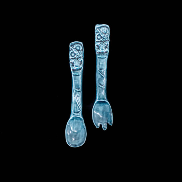 Tiki Spoon and Fork Set