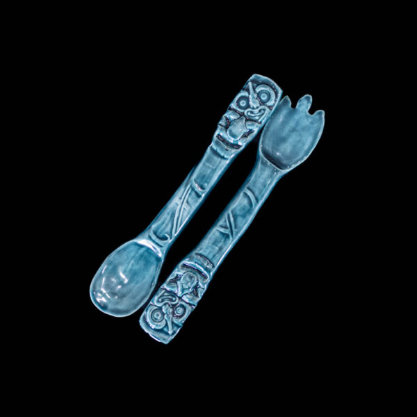 Tiki Spoon and Fork Set