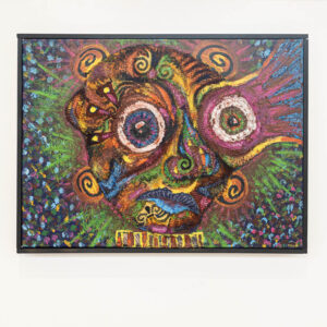All Seeing, All Being - Mixed Media Painting