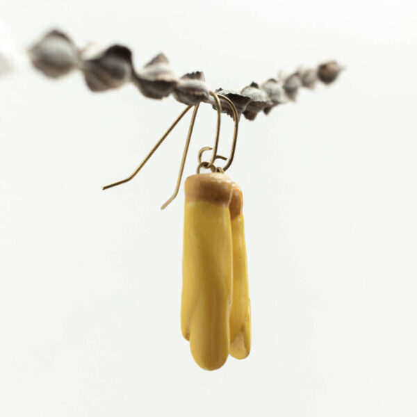 FionaBryant_Jewellery_01232025-3-.jpg Whakakai Pua Kōwhai - Ceramic Earrings