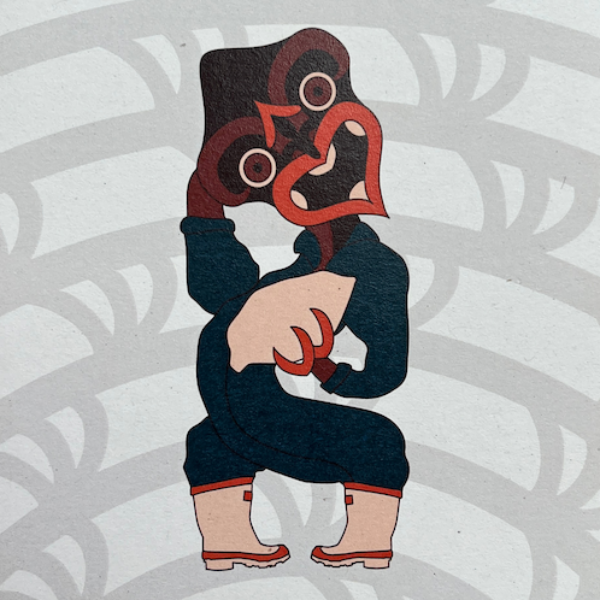 He-iti-top.png Māra Kai - Single Greeting Cards