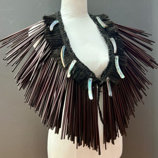 Te moana i te pō - Contemporary Woven Cape