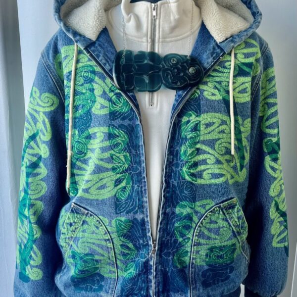 Mangōpare - Denim Sherpa Jacket