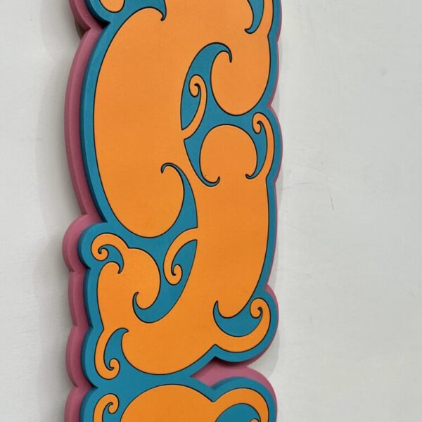 Ko Māui te mokomoko - Relief Painting