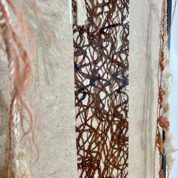 Ko-Miro-Mehe-Aho-no-Te-Kahu-o-Papatuanuku2.jpeg Ko Miro; Mehe Aho Nō Te Kahu o Papatūānuku - Woven Mixed Media