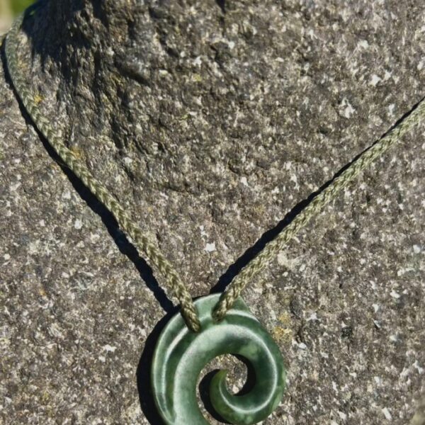Koru - Pounamu Pendant 0173