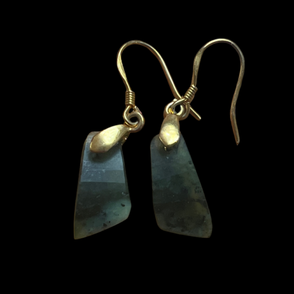 Whao Taringa - Pounamu Earrings