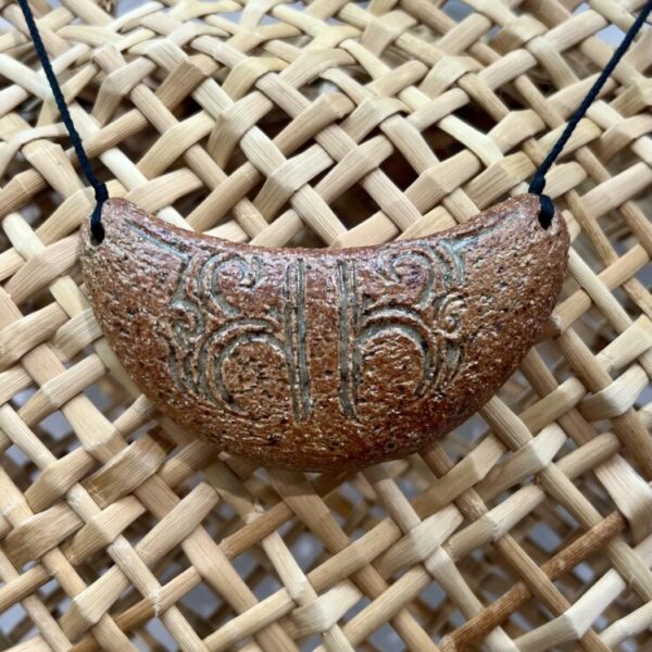IMG_4453.jpeg Moko Kauae - Clay Pendant