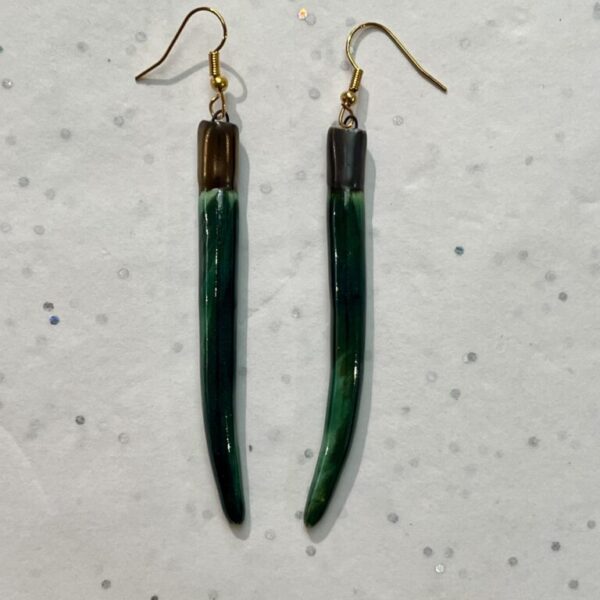 Ngutu-Huia-earings.jpg Ngutu Huia - Ceramic Earrings