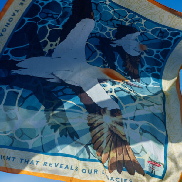 MFF-Merch_Manu-Aute-Matariki-Range-2026-c_Isaac-Te-Reina-124.jpeg He taonga tuko iho te rama ataata - Silk Scarf