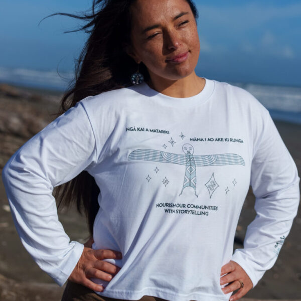 Manu Aute Matariki Wāhine Longsleeve - Māoriland Merch