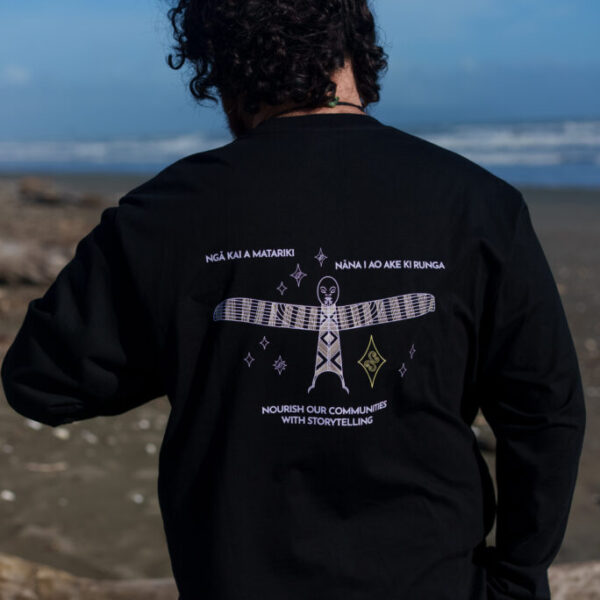 Manu Aute Matariki Longsleeve - Māoriland Merch