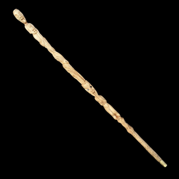 Te Pikinga o Te Ika a Maui - Carved Staff